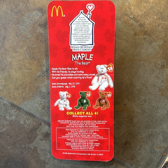 1999 Beanie baby collection, perfect condition, McDonalds 1999 happy meal toys - Picture 7 of 17